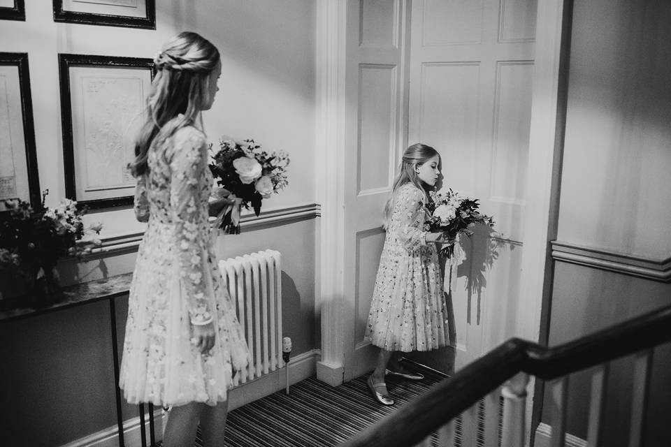 Flower girls in stroud