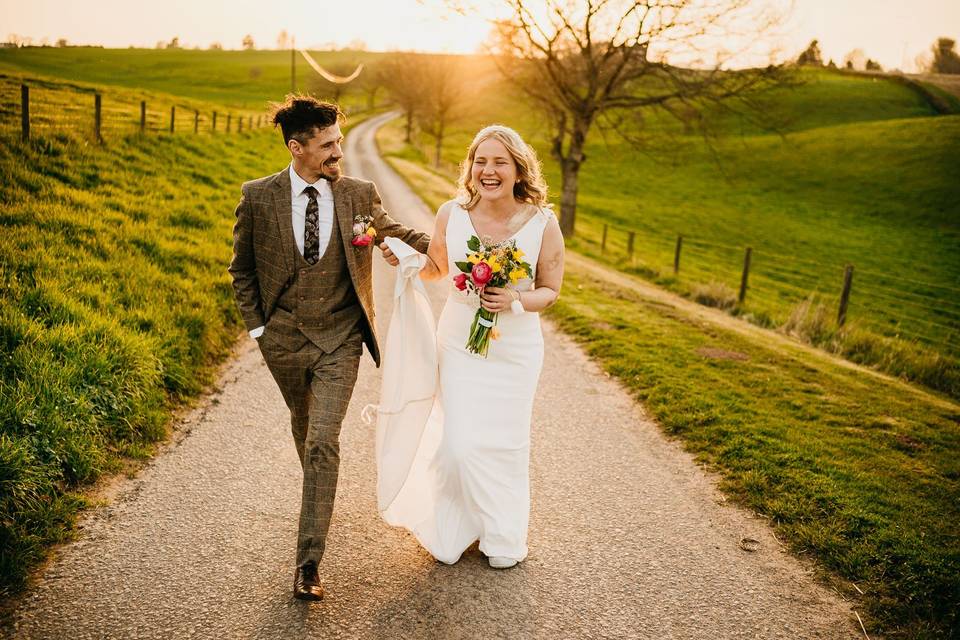 Golden hour in Herefordshire