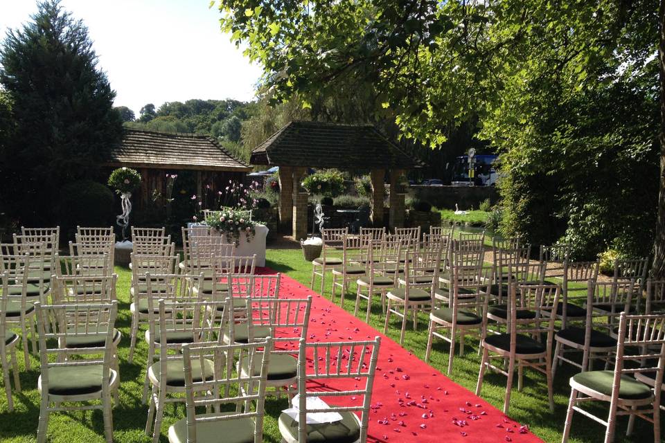 Garden ceremony