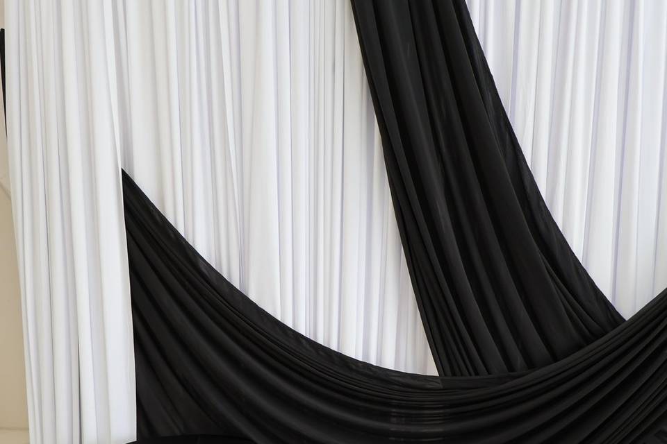 Black and White Backdrop
