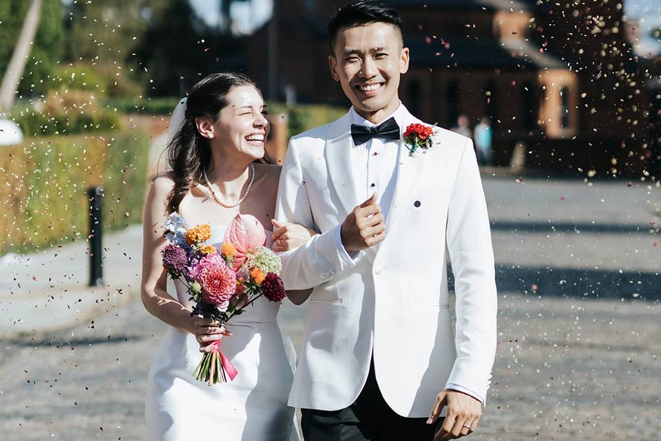 Natural Confetti walk
