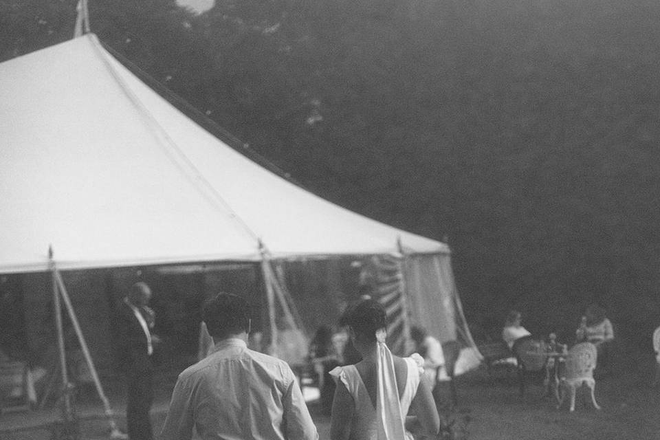 35mm film wedding photo
