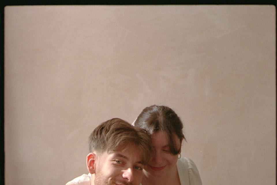 120 film portait wedding