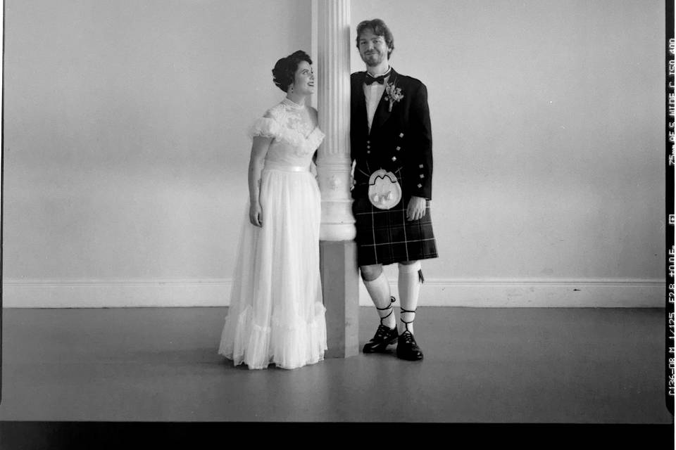120 film couple portrait