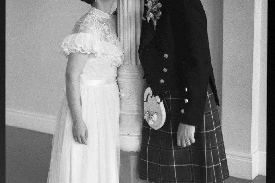 120 film couple portrait