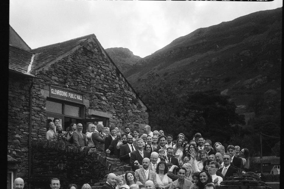 Group photography on film