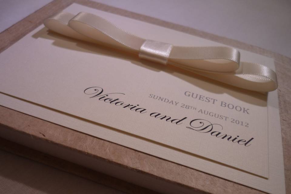 Guest Book - Buckle Design