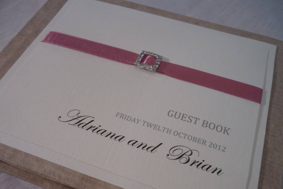 Guest Book - Buckle Design