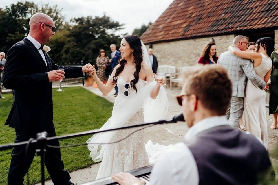 Bride and Groom Moment