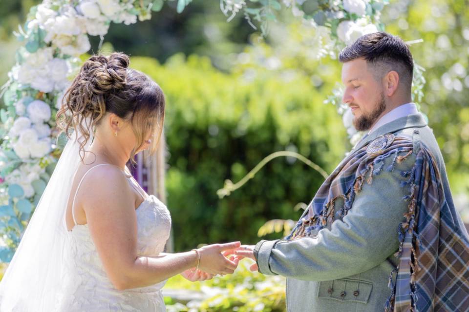 Making their vows