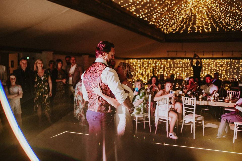 First dance under the stars