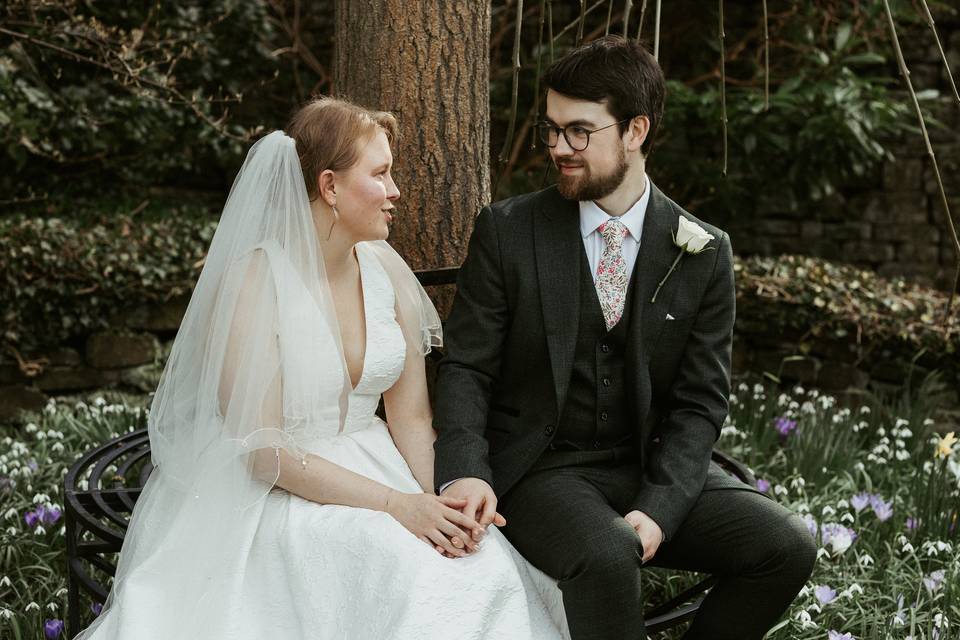 Romantic wedding Yorkshire
