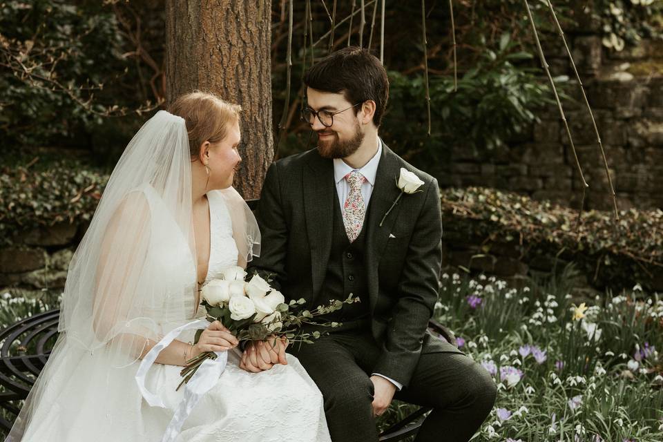 Romantic wedding Yorkshire