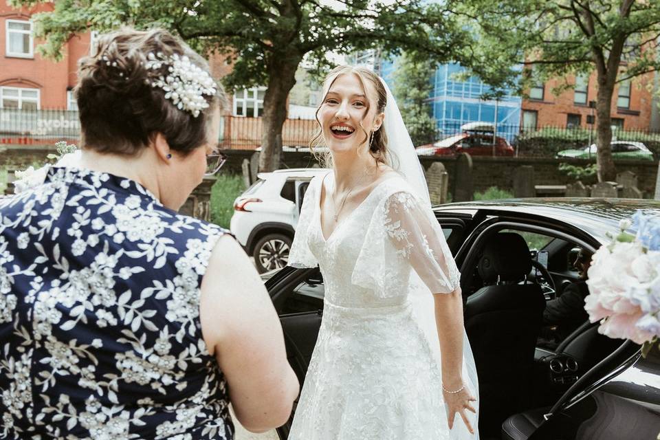 Church arrival