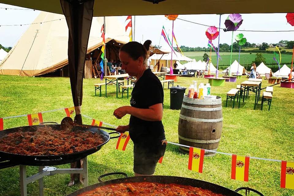 Big pan paella