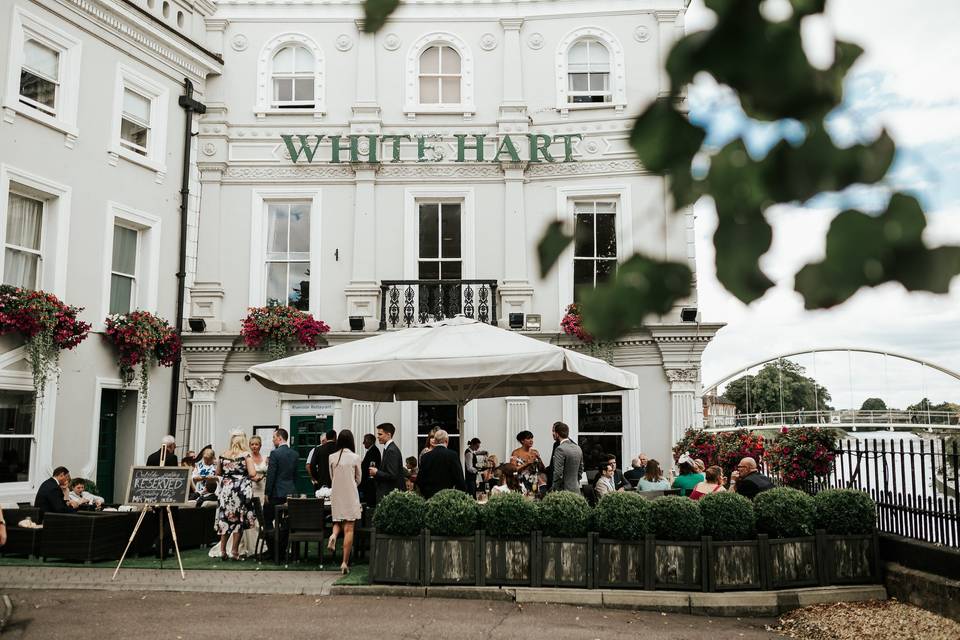 Small hotel wedding