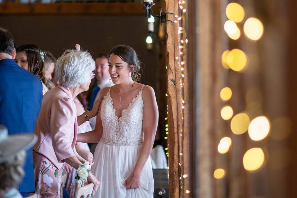 Entrance into the hall