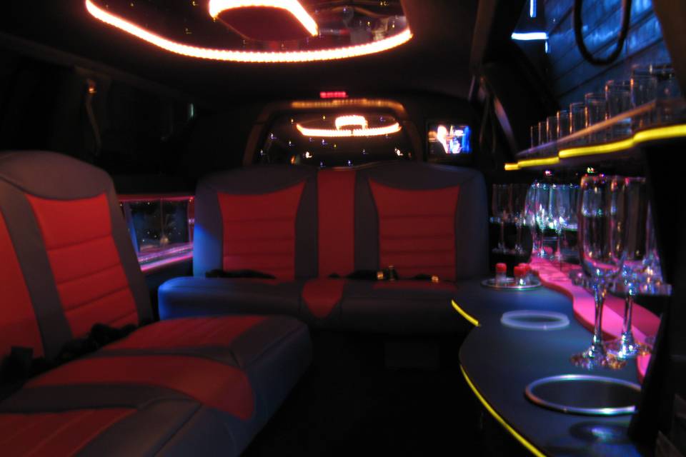 Limousine interior