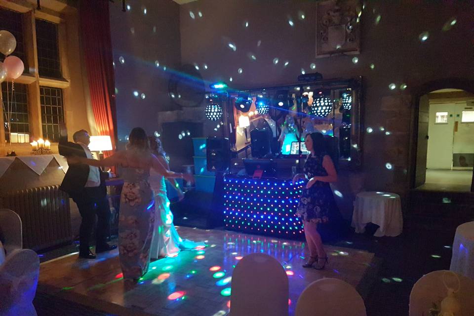 Enjoying the dance floor