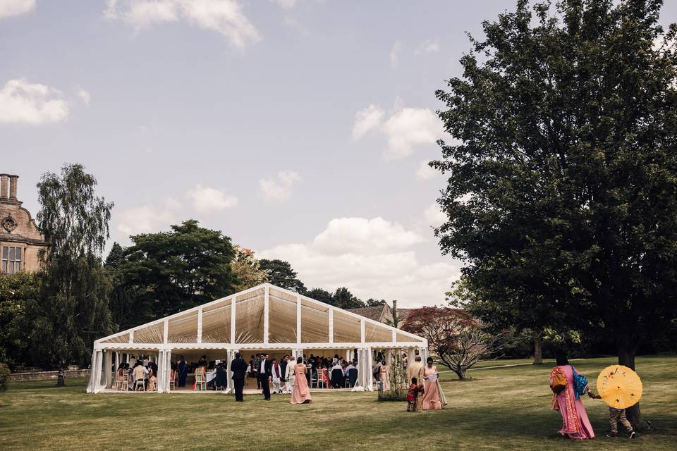 Marquee wedding