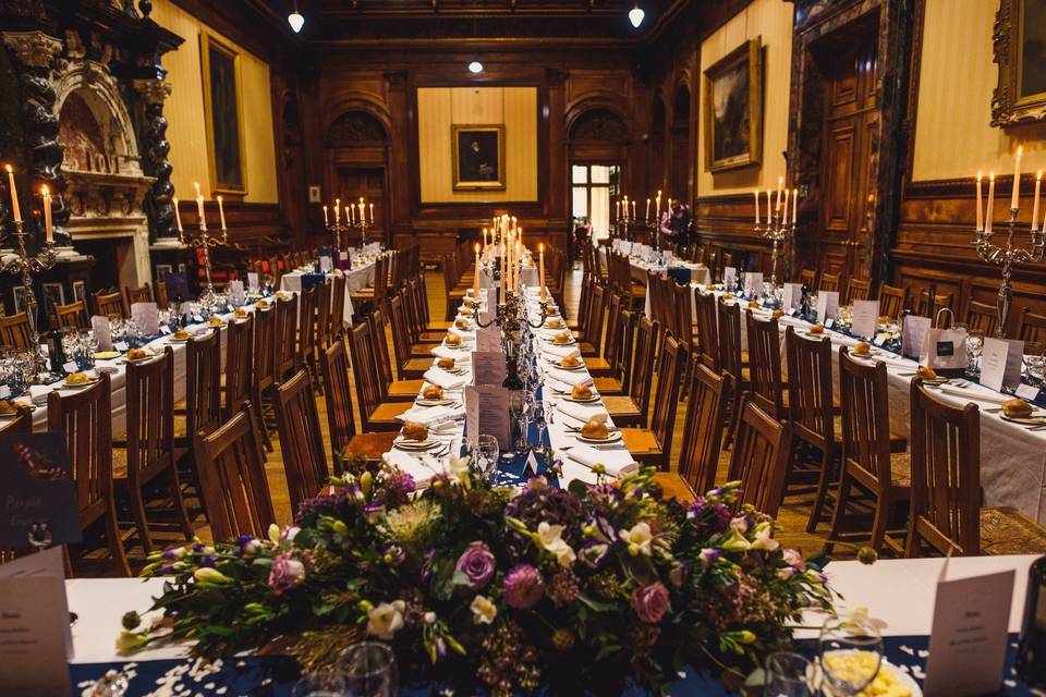 Great Hall long tables