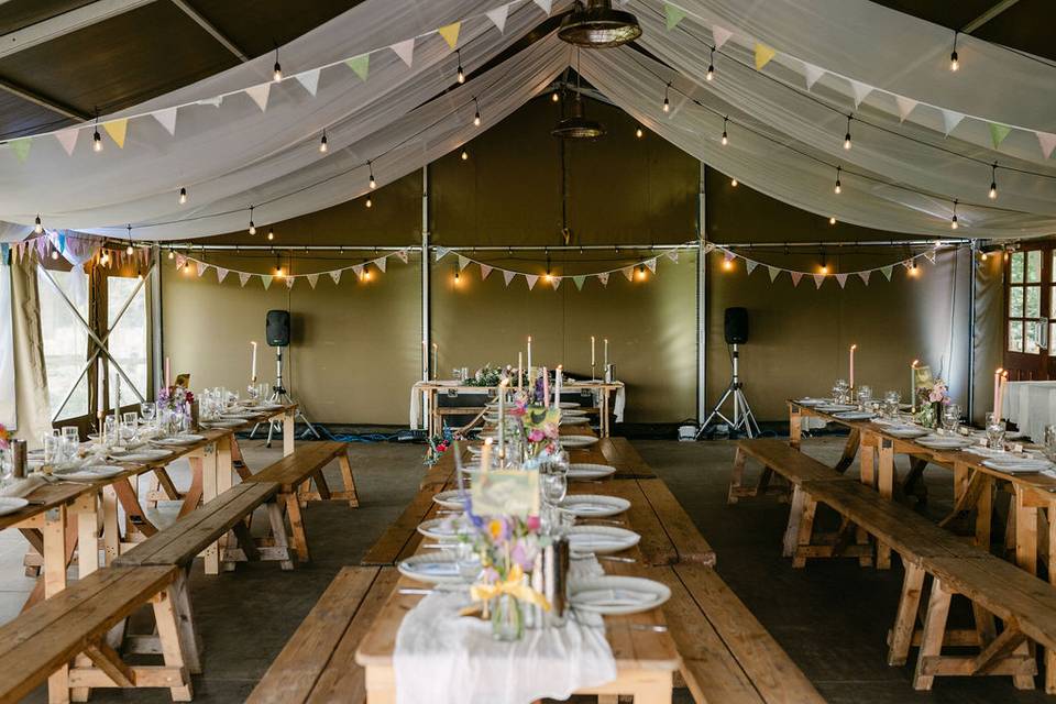 The Safari Tent Receptio Space