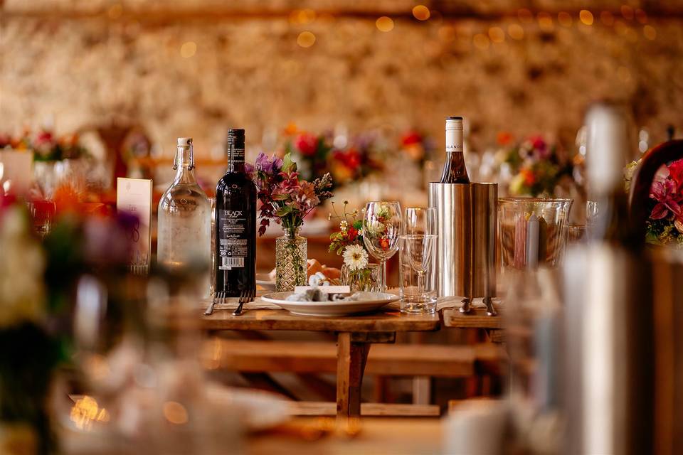 Hay Barn Wedding Reception