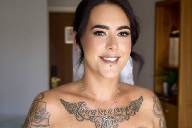 Bridal hair and makeup package