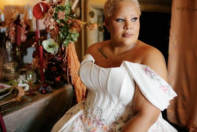 Bridal hair and makeup package