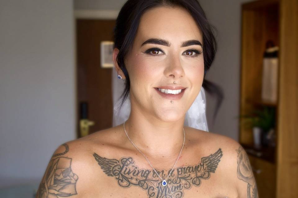 Bridal hair and makeup package