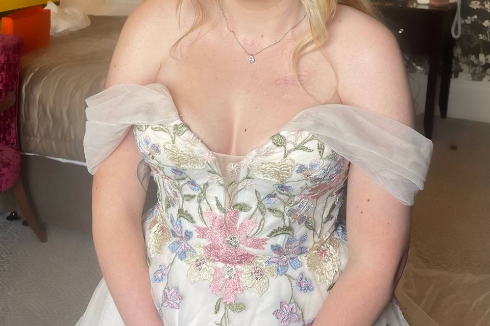 Bridal hair and makeup package