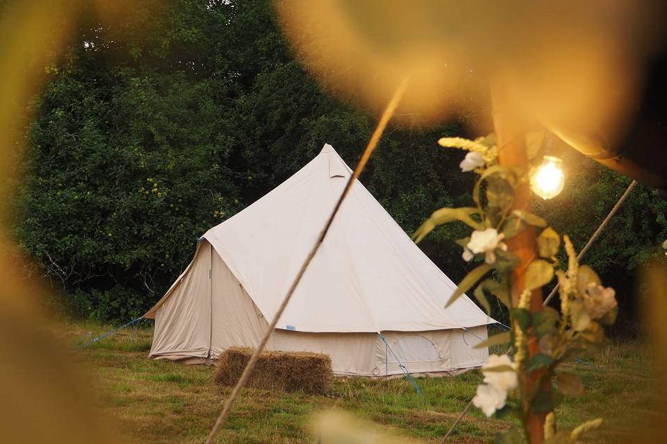 Bell Tent Bridal Suite