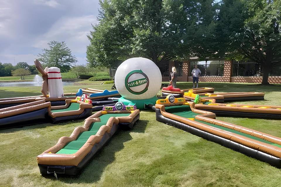 Inflatable 9 Hole Golf Course