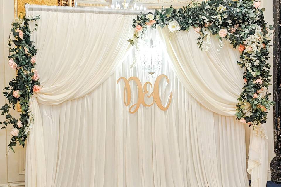 Princess Wedding Backdrop