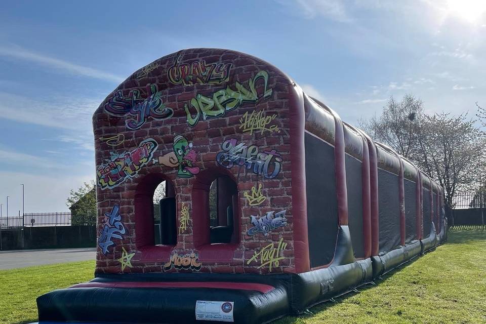 Graffitti assault Course