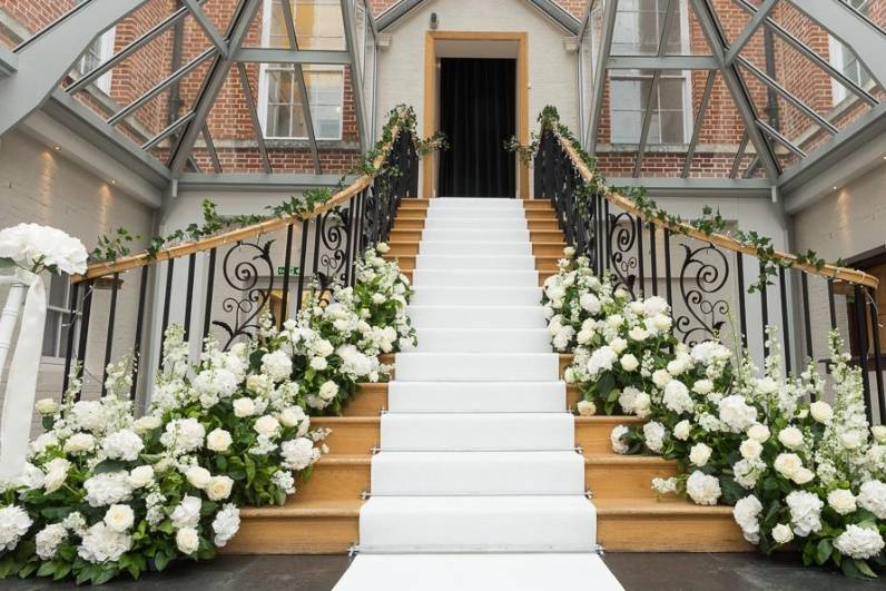 Stairway florals