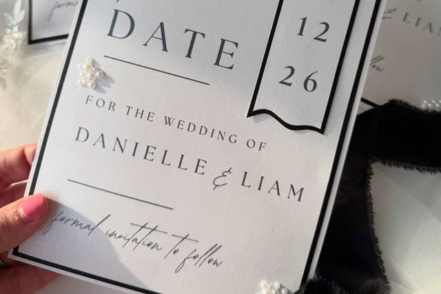 Minimalist Save the Date
