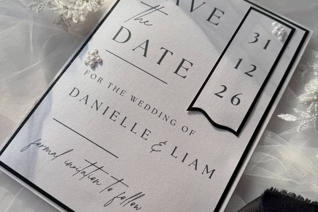 Minimalist Save the Date