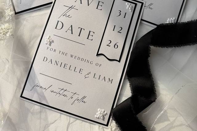 Minimalist Save the Date