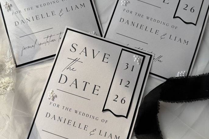 Minimalist Save the Date