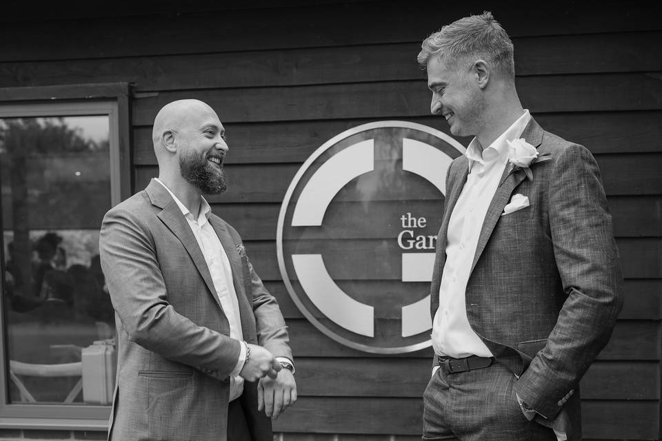 Groom and best man