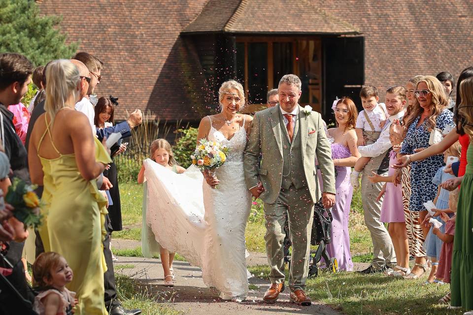Confetti walk