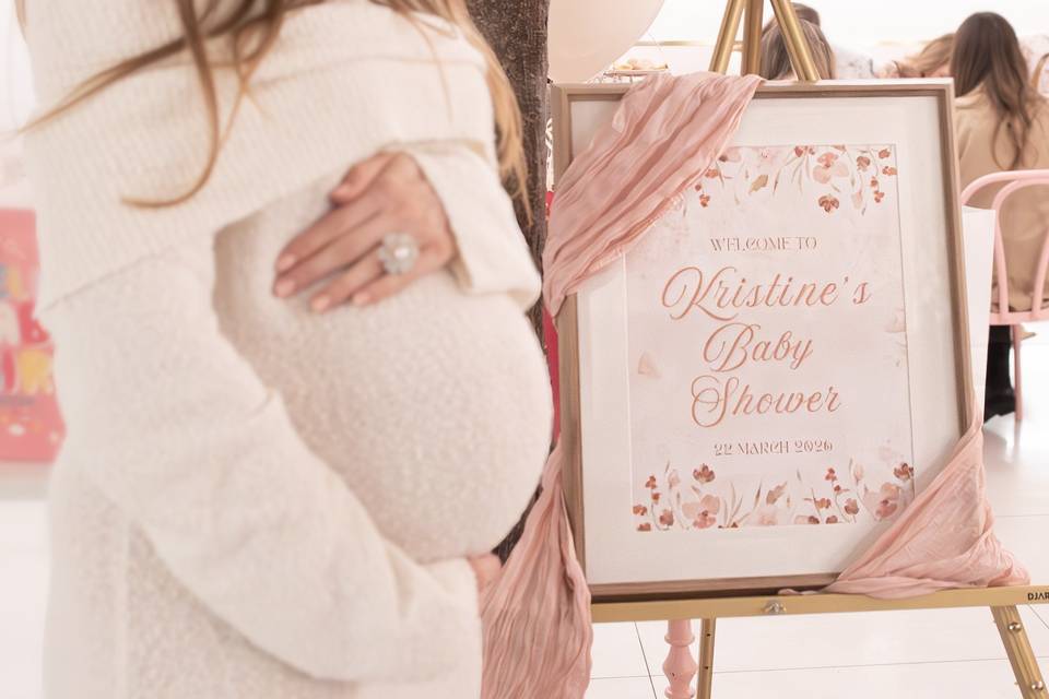 Floral Welcome Sign