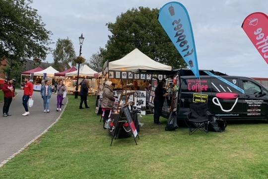 Van at Tamworth Castle