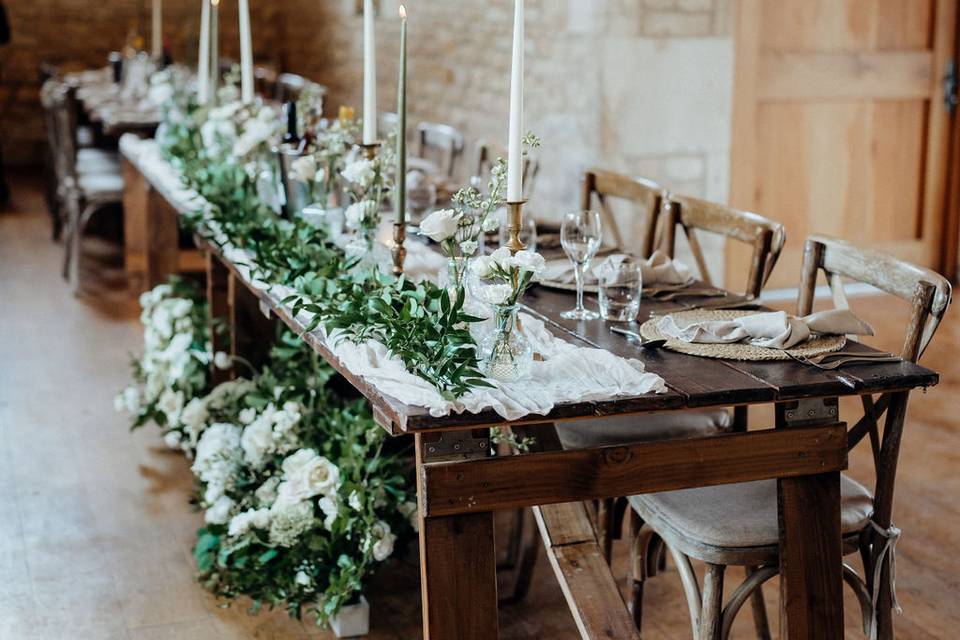 Wedding Breakfast Decor