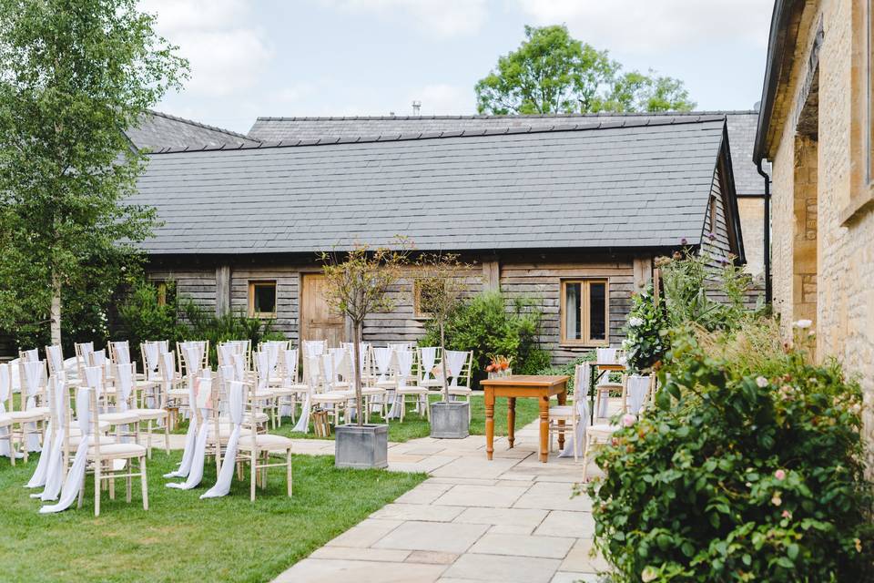 Outside ceremony