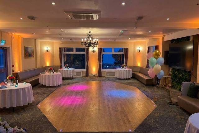 Wedding reception in function