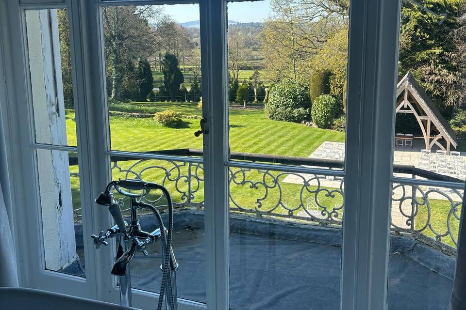 The honeymoomn suite view