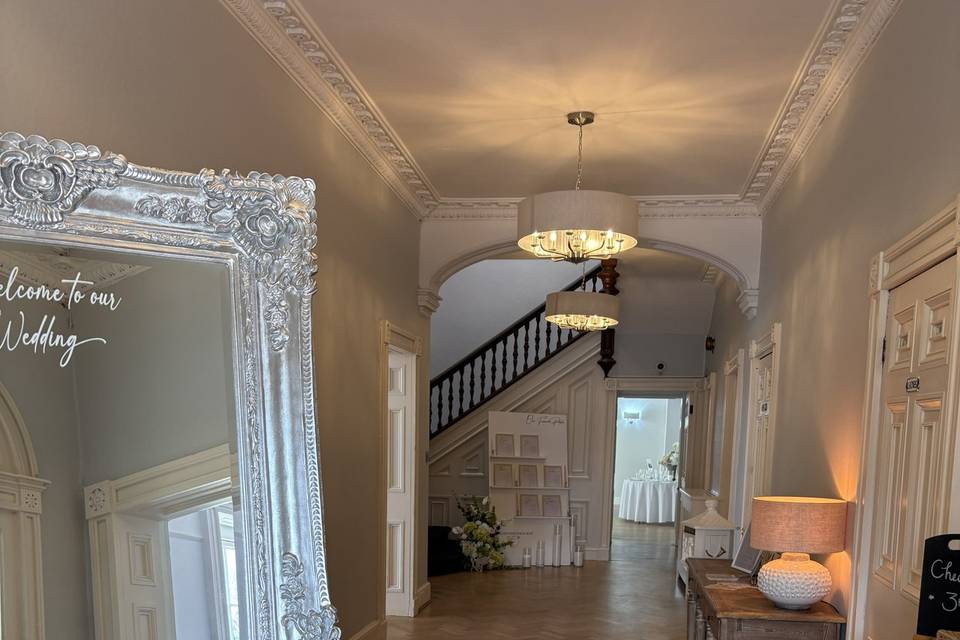 The entrance hall
