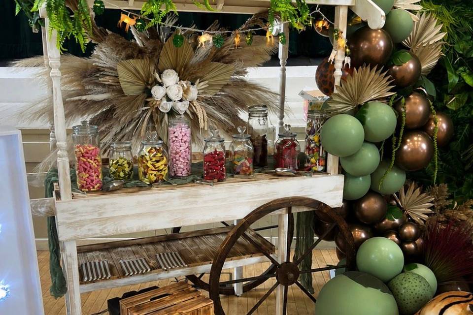 Decorated Sweet Cart